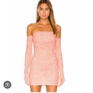Miscreants NWOT Aidrianna Mini Dress with Gloves